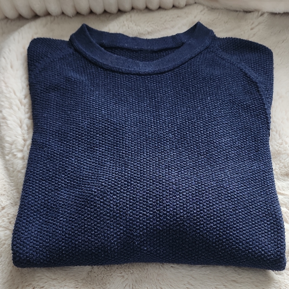 Lululemon Deep Blue Unisex Crewneck Sweater